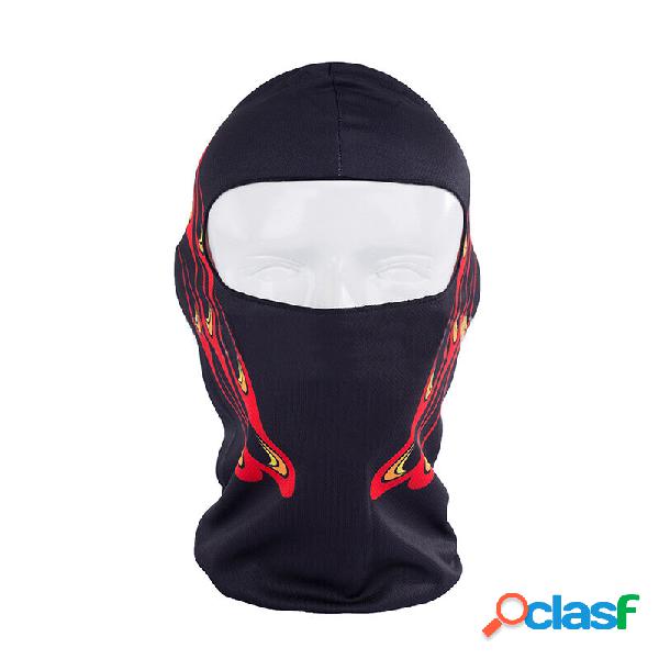 Passamontagna da motociclista 3D Collo Ski Face Face