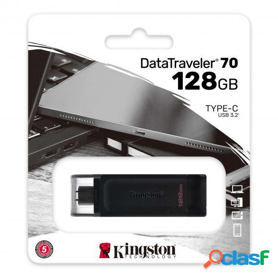 Pendrive 128Gb Usb-C Datatraveler 70 Kingston Dt70128Gb 128