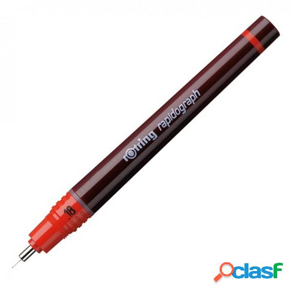Penna a china Rapidograph - punta 0.18 mm - Rotring