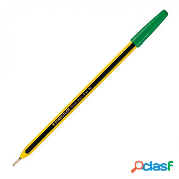 Penna a sfera Noris Stick - punta 1,0mm - verde - Staedtler