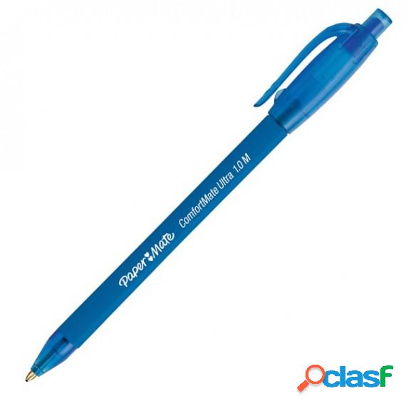 Penna a sfera a scatto Comfortmate Ultra - punta 1,0mm - blu