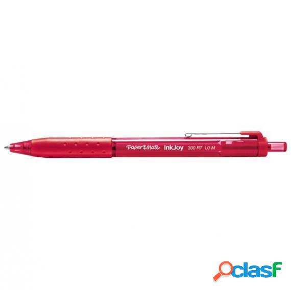 Penna a sfera a scatto Inkjoy 300 RT punta 1.0mm rosso