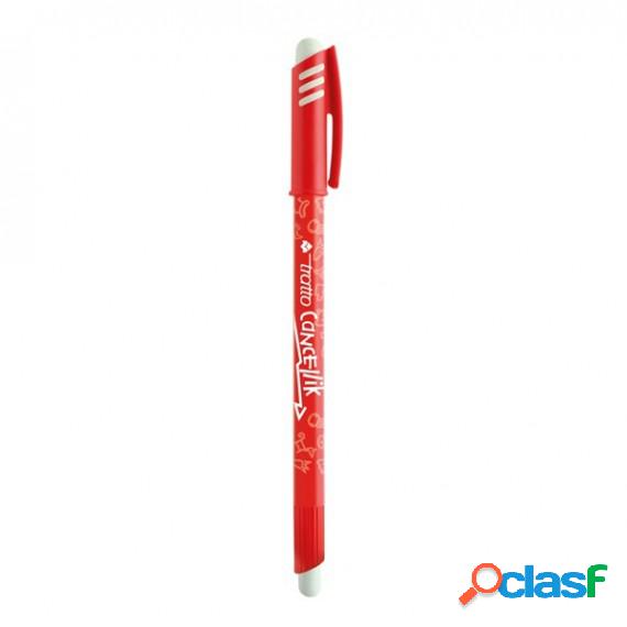 Penna a sfera cancellabile Cancellik - punta 1,0mm - rosso -