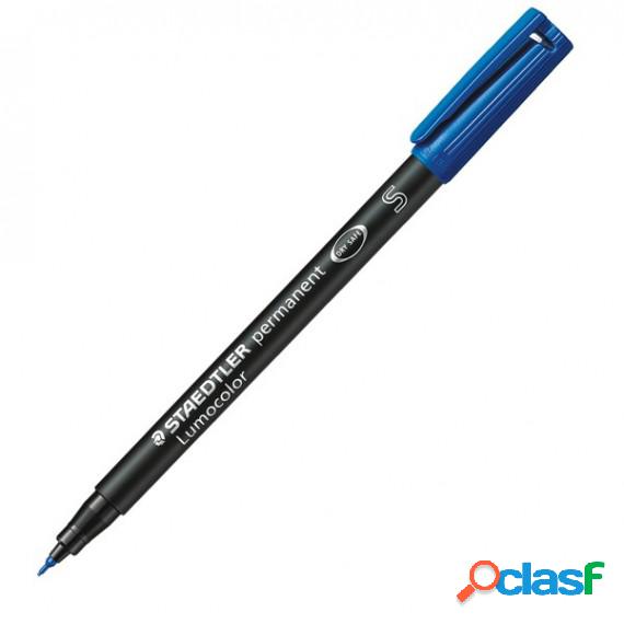 Pennarello Lumocolor Permanent 313 - punta 0,4mm - blu -