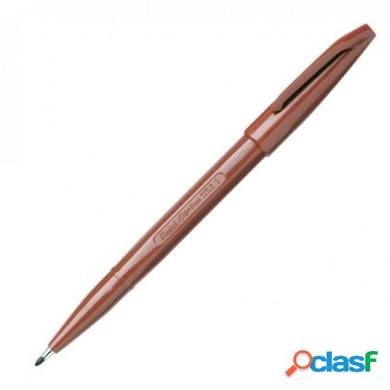 Pennarello Sign Pen S520 punta feltro - punta 2 mm - marrone