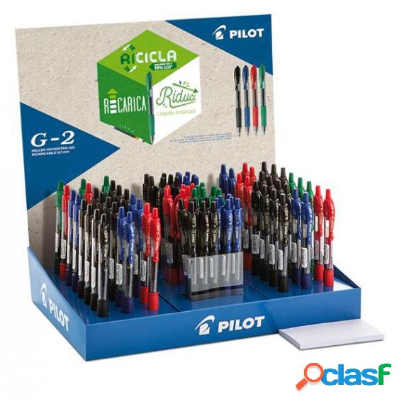 Penne G2 punta 0.7 mm colori assortiti Pilot expo 84 penne