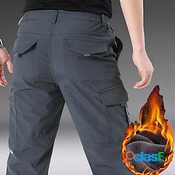 Per uomo Pantaloni da escursione Pantaloni foderati in pile