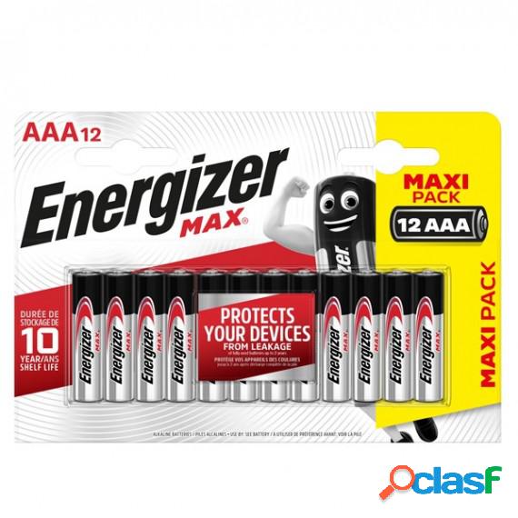 Pile ministilo AAA - 1,5 V - Energizer Max - blister 12