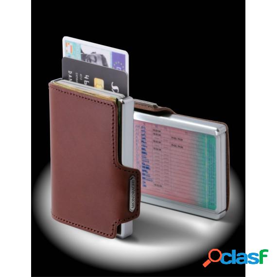 Porta Tessere Mondraghi Elegance Brown - Mini Wallet In