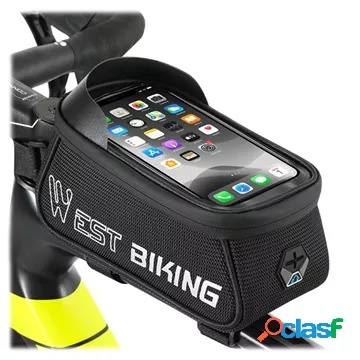 Portabici / portabiciclette con logo riflettente West Biking