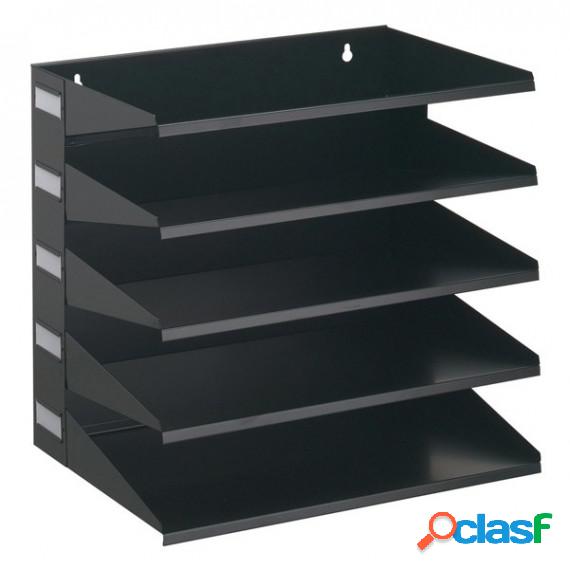 Portadocumenti Sorter Rack - 33x36x25 cm - 5 scomparti -