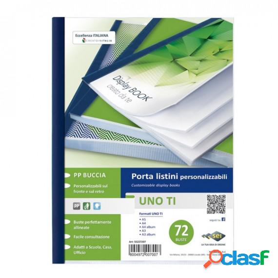 Portalistini personalizzabile Uno TI - 22x30 cm - 72 buste -