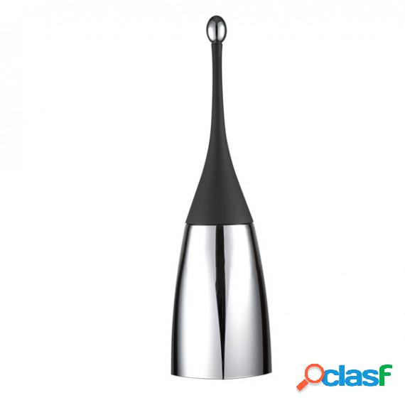 Portascopino Soft Touch - 12x12x48,5 cm - nero - Mar Plast