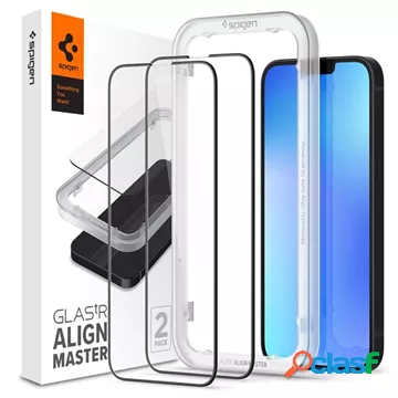 Proteggi Schermo Spigen Glas.tR AlignMaster FC per iPhone