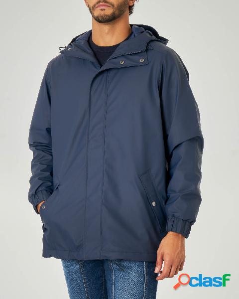 Quilted Parka blu