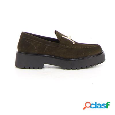 RIZZOLI Mocassino chunky con staffa - oliva