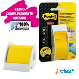 ROTOLO Post-itSuper Sticky 25mmx17,7mt GIALLO POST-IT