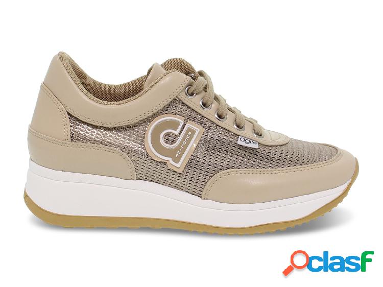 RUCO LINE SNEAKERS DONNA RUCO1304BP POLIESTERE BEIGE