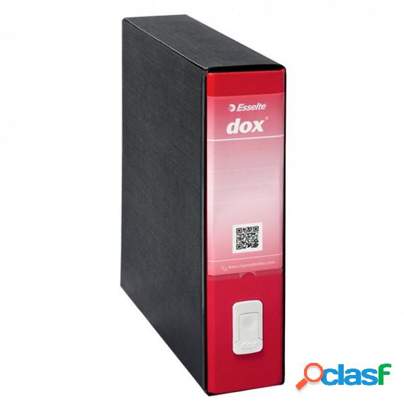 Registratore Dox 9 - dorso 8 cm - 35 x 31,5 cm - rosso -