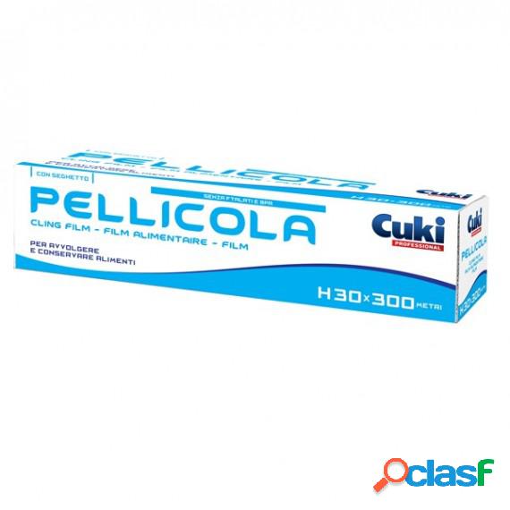 Roll pellicola trasparente - PVC - 300 mm x 300 mt - Cuki