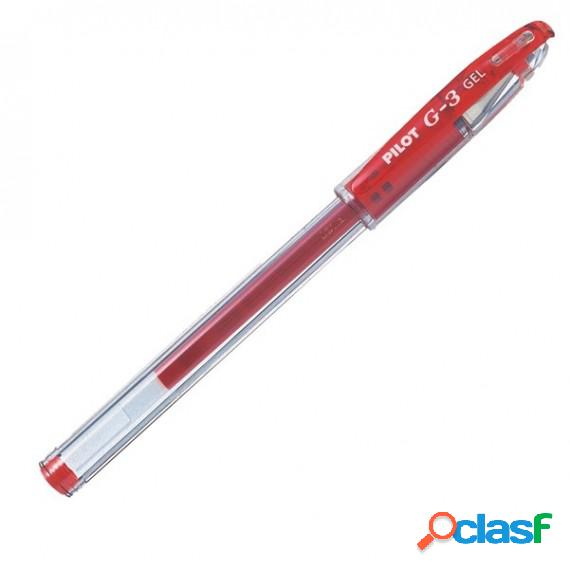 Roller gel G 3 - punta 0,7mm - rosso - - Pilot