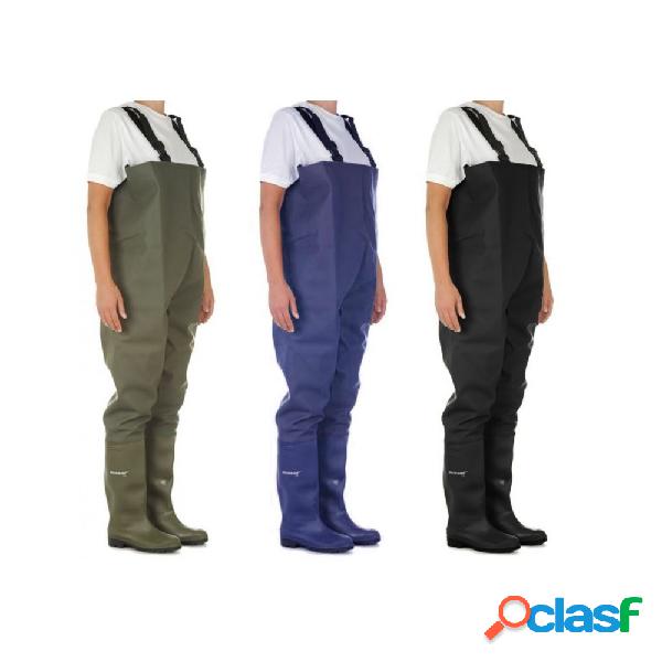 SCAFANDRO DA PESCA STIVALI COSCIA TUTA WADERS CACCIA