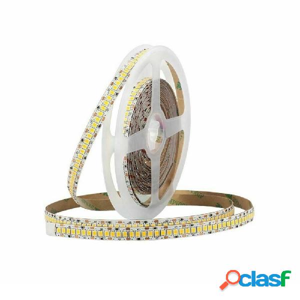 STRISCIA LED SMD 2835 STRIP 5 MT BOBINA LUCE NATURALE CALDA