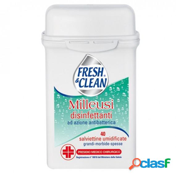 Salviette disinfettanti antibatteriche milleusi - FreshClean