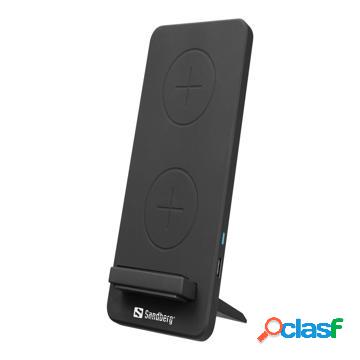 Sandberg Base di ricarica wireless 15Watt 24 pin USB-C
