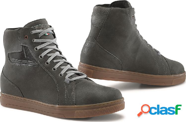 Scarpe moto TCX STREET ACE WP Grigio NATURAL RUBBER