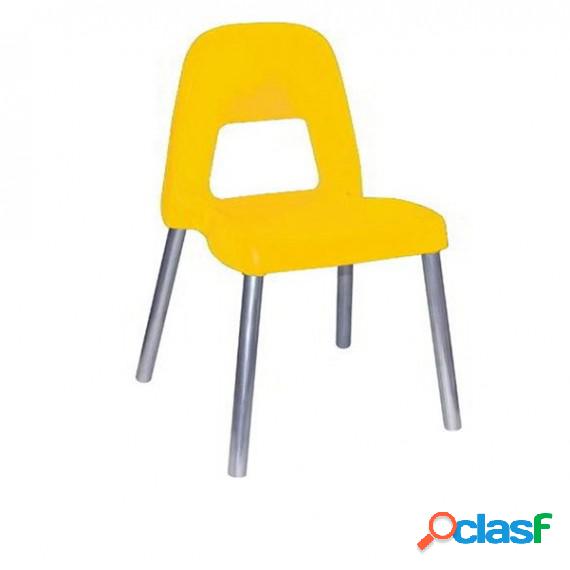 Sedia per bambini Piuma - H 31 cm - giallo - CWR