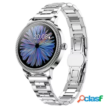 Smart Watch Donna con Frequenza Cardiaca AK38 - Argento