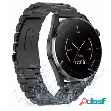 Smartwatch resistente allacqua con sensore 02 T3 - Acciaio