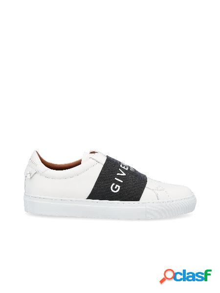 Sneaker Di Pelle Con Fascia
