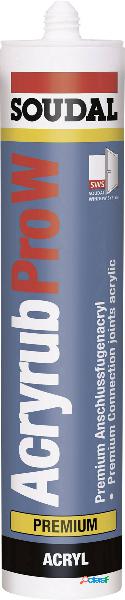 Soudal ACRYRUB PRO W Acrilico Colore Nero 9203 310 ml