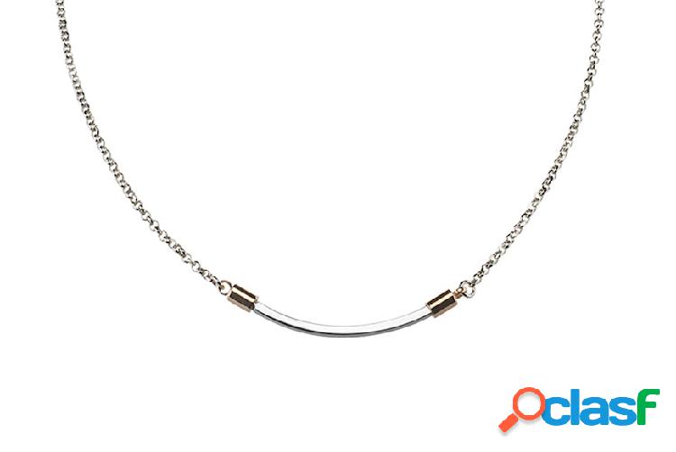 Sovrani Collana Dancing Names argento con elementi in oro