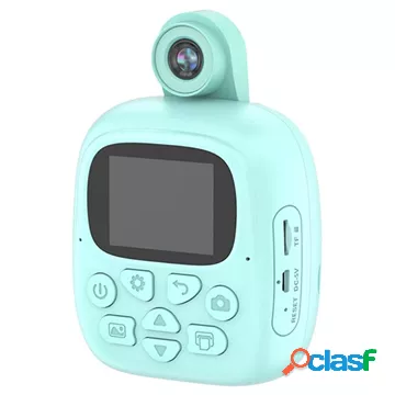 Stampante Fotocamera Istantanea per Bambini A18 - 24MP - Blu