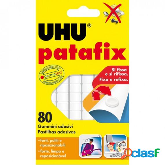 Supporti in gomma adesiva UHU Patafix - bianco - UHU - conf.