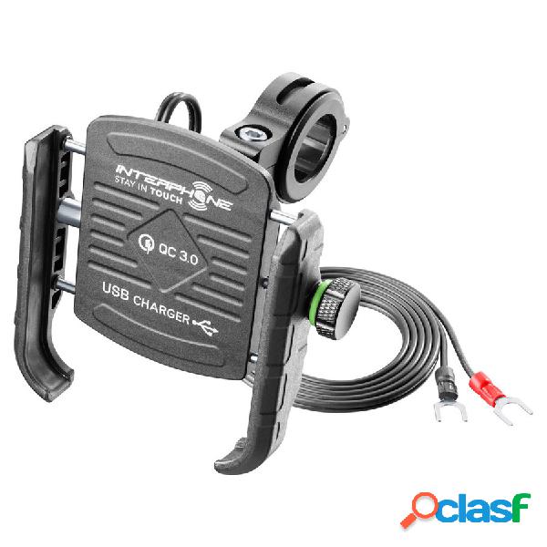Supporto smartphone MOTO CRAB USB - INTERPHONE