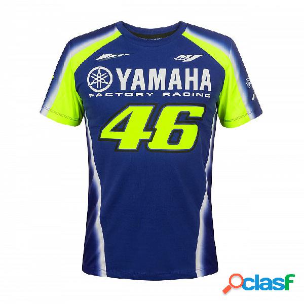 T-Shirt VR46 RACING YAMAHA Blu