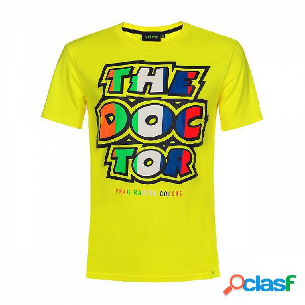 T-Shirt VR46 STRIPES THE DOCTOR Giallo