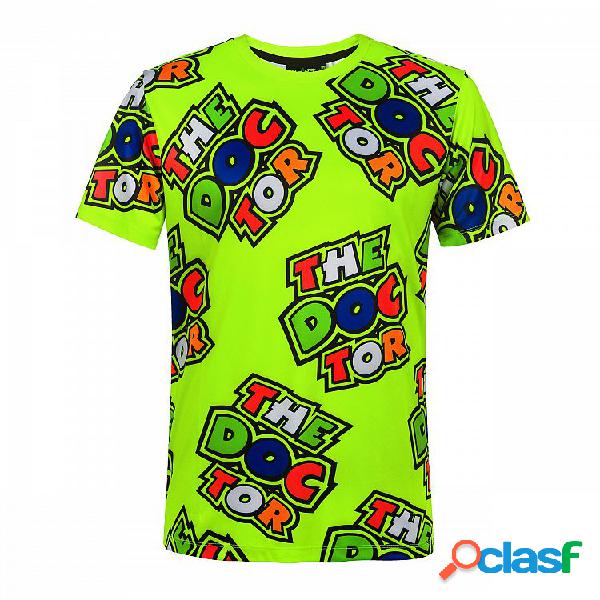 T-Shirt VR46 THE DOCTOR ALL OVER Giallo Multicolor