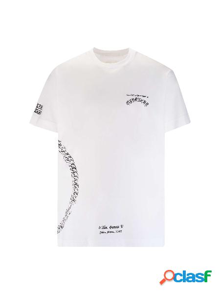 T-shirt con Ricami Givenchy 4g