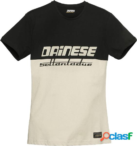 T-shirt donna Dainese72 DUNES LADY Nero Tap shoe Grigio