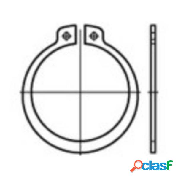 TOOLCRAFT 107653 Anelli di sicurezza Diam int: 19.5 mm DIN
