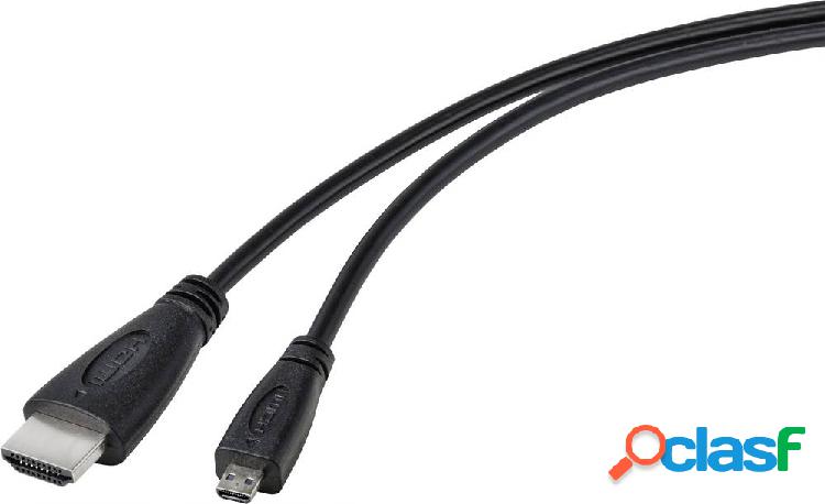 TRU COMPONENTS Cavo HDMI Raspberry Pi [1x Spina HDMI - 1x