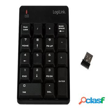 Tastiera Wireless LogiLink - Nero