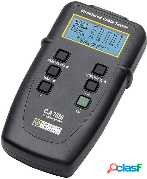 Tester cavi Chauvin Arnoux C.A 7028 Rete, Telecomunicazione