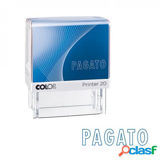 Timbro Printer 20/L G7 - PAGATO - autoinchiostrante - 14x38