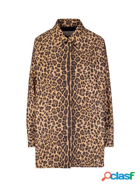 Valentino Animalier Caban